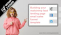 building mailchimp landing page email sales funnel template