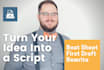 turn your idea into a short film script