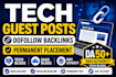 publish technology guest posts with dofollow backlinks