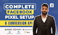 setup meta facebook pixel shopify, conversion API, fix pixel, gtm, ga4, tiktok