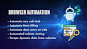 do web browser automation for you