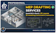 provide professional mep and architectural cad and revit drafting services