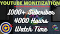 do organic promotion and marketing for youtube monetization
