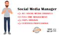 create and manage your social media channels