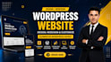 design wordpress website, redesign,customize wordpress or elementor wordpress