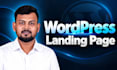 design a wordpress landing page with elementor pro