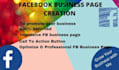do SEO optimize facebook business page creation