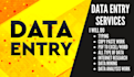 do data entry, web scraping, file conversion and copy paste