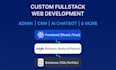 build fullstack admin dashboards and web apps with react vue
