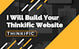 build thinkific online course website