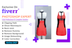 do ghost mannequin and neck joint and remove dummy professionally