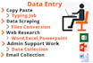 do fastest data entry, virtual assistant, copypaste, editing, and writing