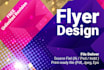design a professional and beautiful flyer design