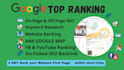do on and off page SEO service for google top ranking