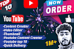 create and edit high quality youtube videos for you