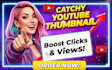 design a catchy youtube thumbnail to boost clicks and views