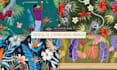 create tropical print and hawaiian seamless pattern design
