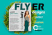 create a professional and creative business flyer