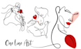 do in 9 hours minimalist one line art illustration apik tenan jajalo