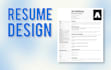 design simple and modern resume, graphic resume, cv redesign