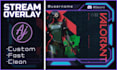 design a professional twitch or kick stream overlay pack