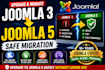 upgrade migrate or update your joomla website safely