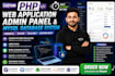 create custom php web application, admin panel and mysql database system