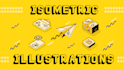 create 3d isometric illustrations and infographics
