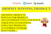 find shopify winning top dropshiping products