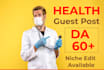 publish health guest post on health and fitness blog