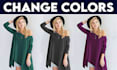 recolor images and change color of anything in photoshop
