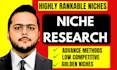 do golden niche research for blog websites