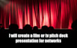 create a film or tv pitch deck presentation for networks