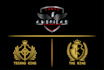 design crest heraldic, emblem and shield logo