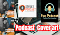 podcast cover art design, podcast artwork, podcast design