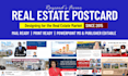 create a selling real estate postcard and flyers
