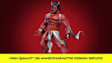 create 3d game ready character design