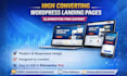 design high converting wordpress landing page using elementor pro