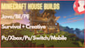 build custom survival minecraft houses