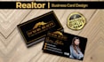 design business card for real estate agent, realtor