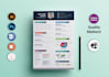 design eye catching and unique infographic resume
