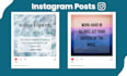 design customized social media posts