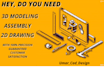 convert your idea into 3d model with autodesk inventor