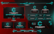 create cool animated overlay packages for twitch, kick, facebook