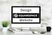 do squarespace website design and redesign, website development squarespace