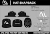 do tshirt hat with tech pack design