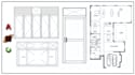 draw floor plans, doors, and windows,   with coreldraw or ai