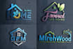 do real estate , property logo design