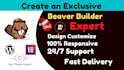 build wordpress website with beaver builder or fix existing website