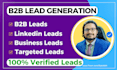 do b2b lead generation, prospect email list building, and linkedin lead scraping